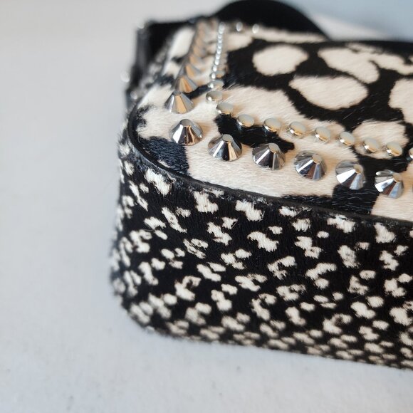 Jimmy Choo Studded Calf Hair Camera Bag "EUC" - Picture 11 of 16